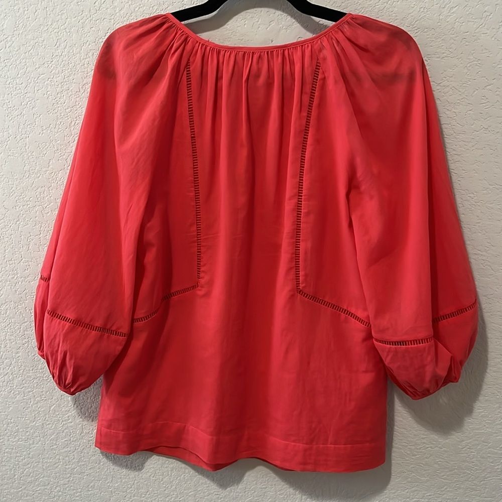 TRINA TURK Lightweight Joplin Top, Color Slushie, Size XS - Picture 8 of 11